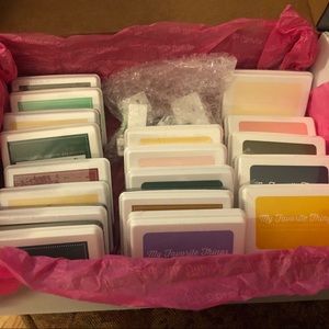 LOT of NIB MFT Dye & Hybrid Ink Pads & Cubes